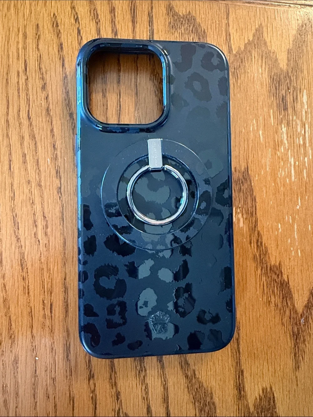 VELVET CAVIAR Black Cheetah Print Phone Case for iPhone 15 Pro Max w/ Phone Grip